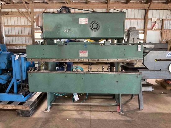 (19050)- Chicago 3 phase 8' press brake, model 285, SN L-18438