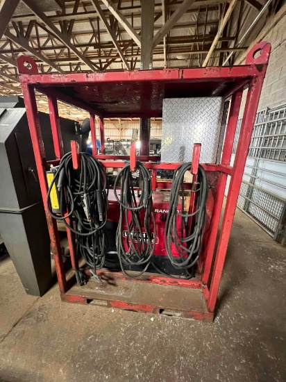 (19093)- Lincoln Ranger Gas Welder/ generator w/ metal cage
