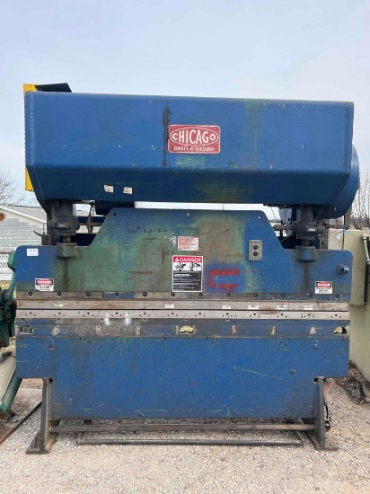 (19126)- Chicago Press Brake, 3 phase, Model 68B, SN L-17860