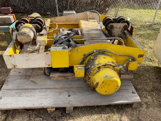 (19138)- Harnischfeger electric hoist, SN T-38728, 3 phase