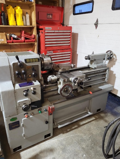 (19046) Webb Lathe, 220v 3 ph