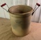 No. 4 Crown Crock with wire handles