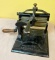 Antique Cast Iron Fluting Fluter Iron, Patent Date 1866, H. Sauerbier & Son