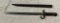 Hallmarked Antique Bayonet with scabbard, unknown maker, Japanese training bayonet