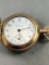 Hampton 7 Jewel Pocket Watch, 1888, marked 14k, Nice Hunter Case SN, 575909
