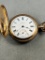 Elgin 7 Jewel Pocket Watch Size 12, gold filled case, runs, SN 12361939
