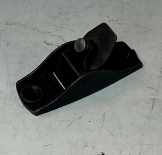 SMALL STANLEY BLOCK PLANE, EARLY BLADE STAMP
