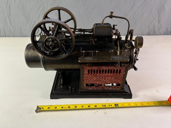 Mini stationary boiler steamer, runs on air