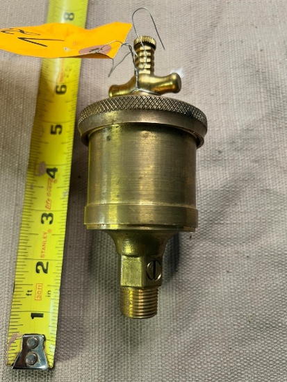 BRASS STEAM ENGINE OILER
