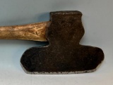 Unmarked Broad Axe, appears hand forged