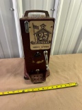 Vintage Schermack Savemore 25 Cent School Savings Stamps Dispenser Vending