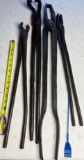 4- ASST BLACKSMITH/ FARRIER TONGS