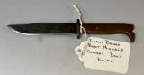 EARLY BRASS BOOT HANDLE COWBOY BOOT KNIFE