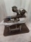 Model Dumore Shop works set chop saw, rip table, jointer combo working model