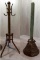 Salesman Sample Hall tree Coat Rack brass and miniature washer stomper
