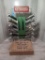 Winchester Counter Top Flashlight Display all metal W. 12 flashlights and org. flashlight box