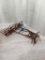 Salesman Sample Buck Rake another rare beauty brass and wood high detail