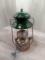 Coleman #202 lantern rare green sunshine globe