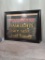 Winchester Flashlights Cardboard sign in Frame shows wear super rare