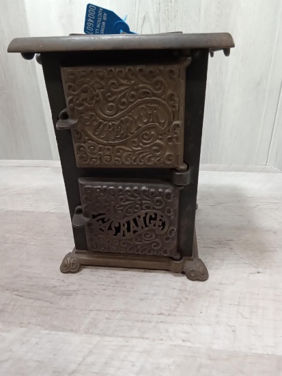 Saleman sample Superior Gas Range good detail cast iron piece