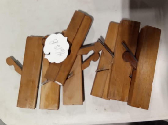 Set of 7 miniature violin maker's planes, 1/16 thru 7/8