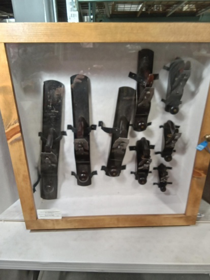 Set of Stanley Planes type 5 #1 thru #8 awesome set in show case