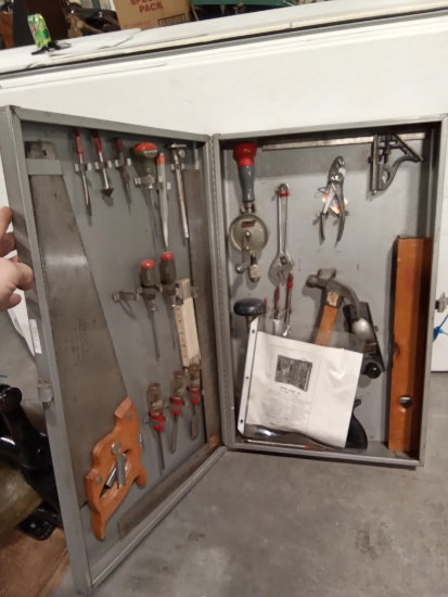 Stanley Handy man tool cabinet with complete set of tools