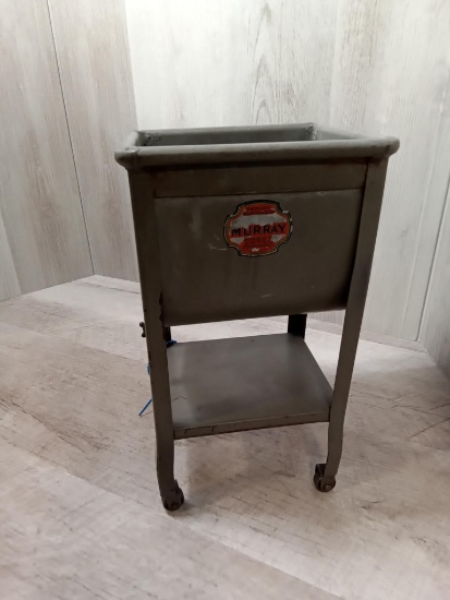 Salesman sample Murray Wash Tub tin w/tag nice piece