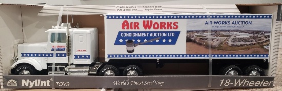 CUSTOM NYLINT Semi and Trailer with AIRWORKS AUCTION wrap