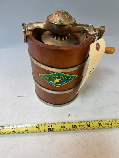MINIATURE WHITE MOUNTAIN ICE CREAM FREEZER