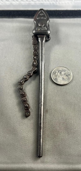 MINIATURE WULCAN CHAIN WRENCH, SAMPLE SIZE