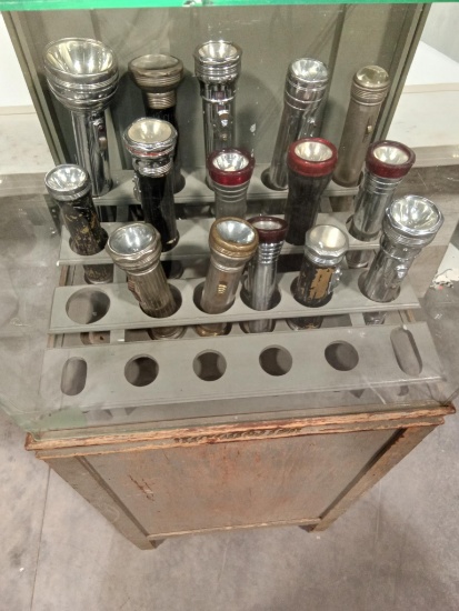 Winchester Flashlight Store display with flashlight's awesome 1 of kind piece wow