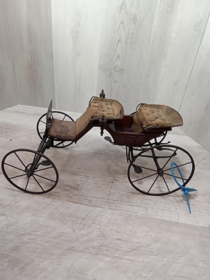 Salesman sample model Runabout Buggy ex. detail rare piece