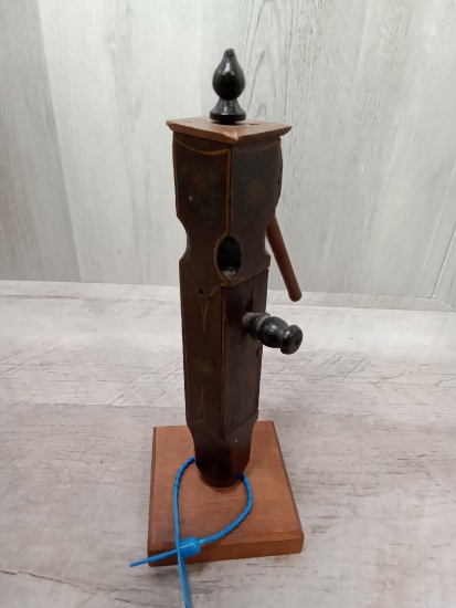 Salesman sample Wooden Well pump