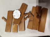 Set of 7 miniature violin maker's planes, 1/16 thru 7/8
