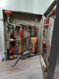 Miller Falls tool cabinet with complete set of tools