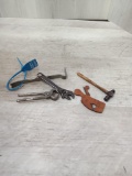 Lot of Miniature tools plane hammer flat bar pliers wrench