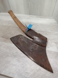 Awesome Early Goose wing Axe AP plus other markings has Small CRACK