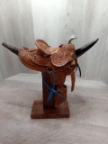 Salesman sample saddle w/stand high detail