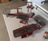 5 Piece Set of model woodworking shop tools