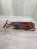 Salesman sample Runner sled with folding runners unusual