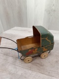 Tin model Baby Carriage very good condition