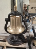 Brass Bell, HANDLE WAS BROKEN IN TRANSPORT, see pics
