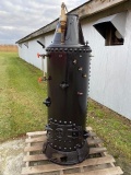 A.B. Farquhar Vertical Boiler, pop off valve, appears to be in good shape, untested by us.