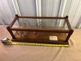 Salesman Sample Wagon Carriage, in display case, patent model