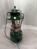 8-82 Coleman Green 201 Kerosene Lantern Pyrex globe