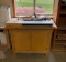Freud model# EB100 Edge banding system with cabinet and edge banding