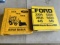 2- Ford Tractor Manuals- as pictured