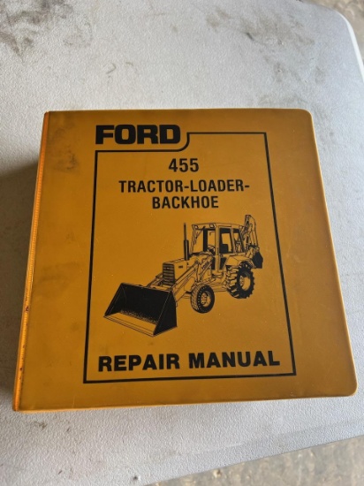 Ford Tractor/ Backhoe Manual- as pictured