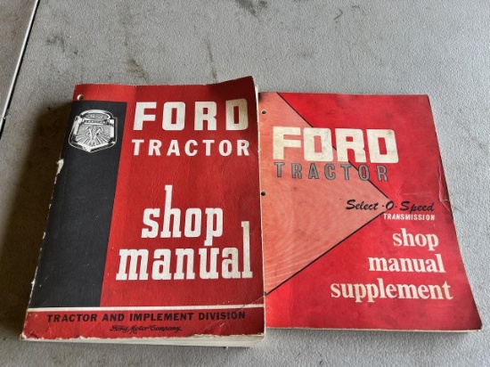 2- Vintage Ford Tractor Manuals- as pictured